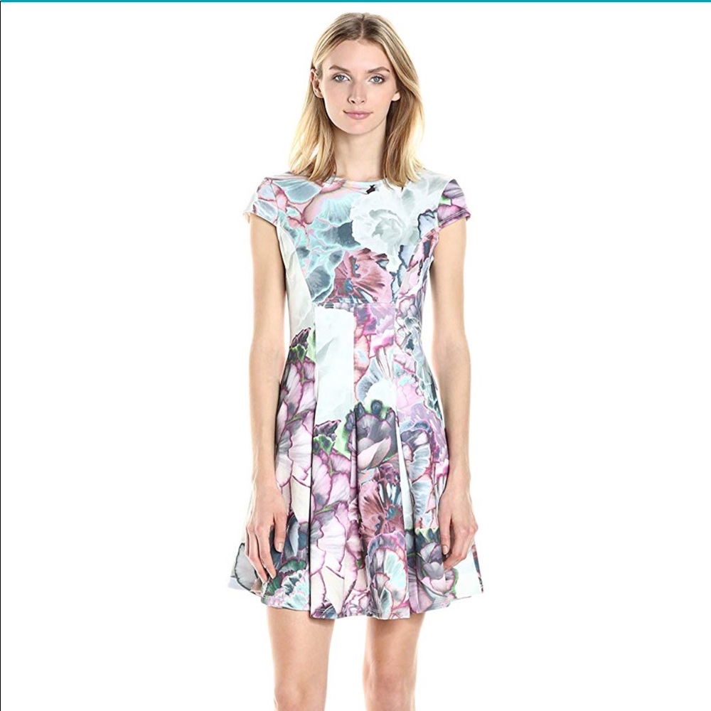 Ted Baker Mah Illuminated Bloom Floral Size 4 US12
